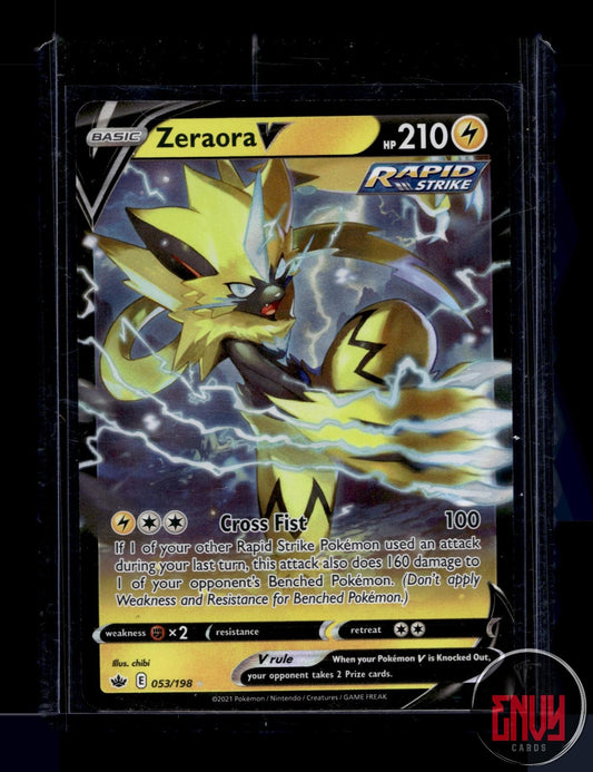 Zeraora V Near Mint 053/198 V Rare Chilling Reign Pokemon