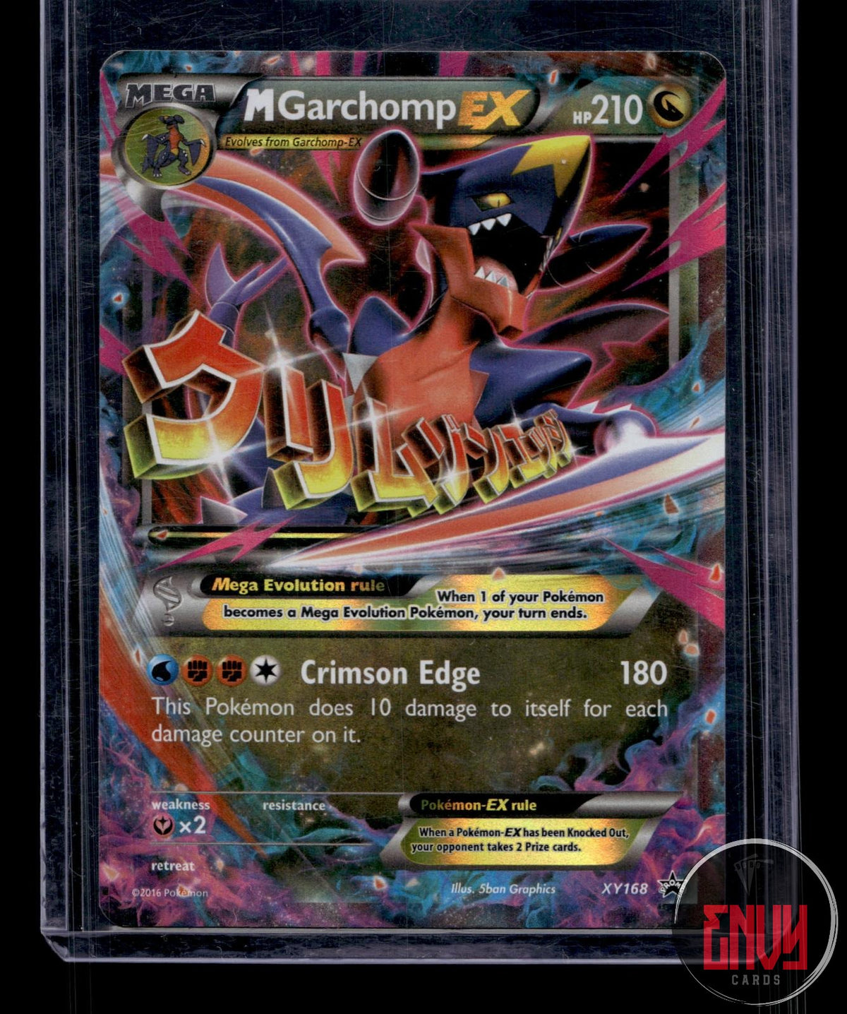 M Garchomp EX NM XY168 P XY Promo Pokemon Holo