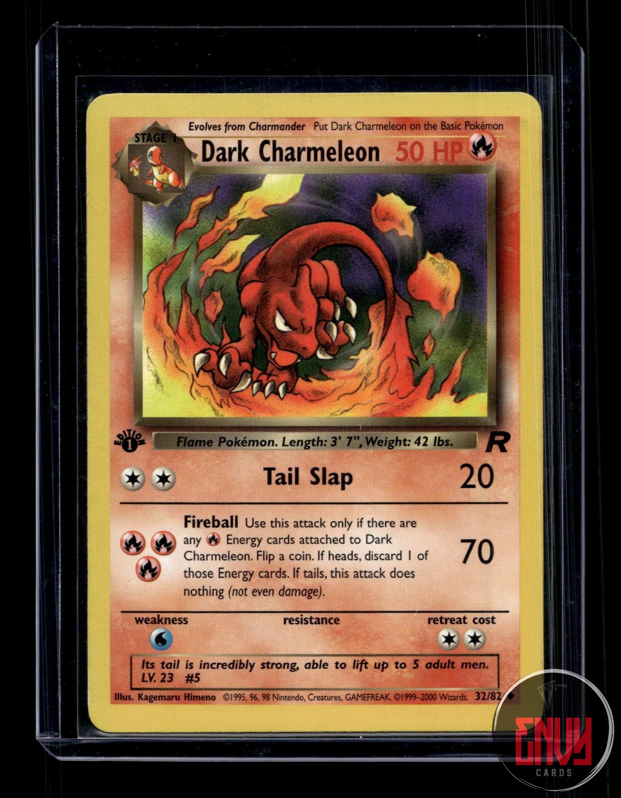 Dark Charmeleon Lightly Played 32/82 Uncommon Team Rocket Pokemon 1st Edition