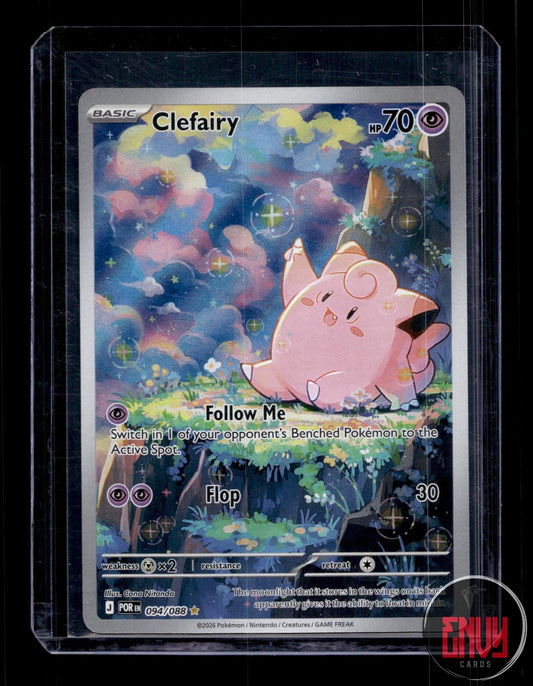 Clefairy Near Mint 094/088 Illustration Rare Perfect Order Pokemon Holo