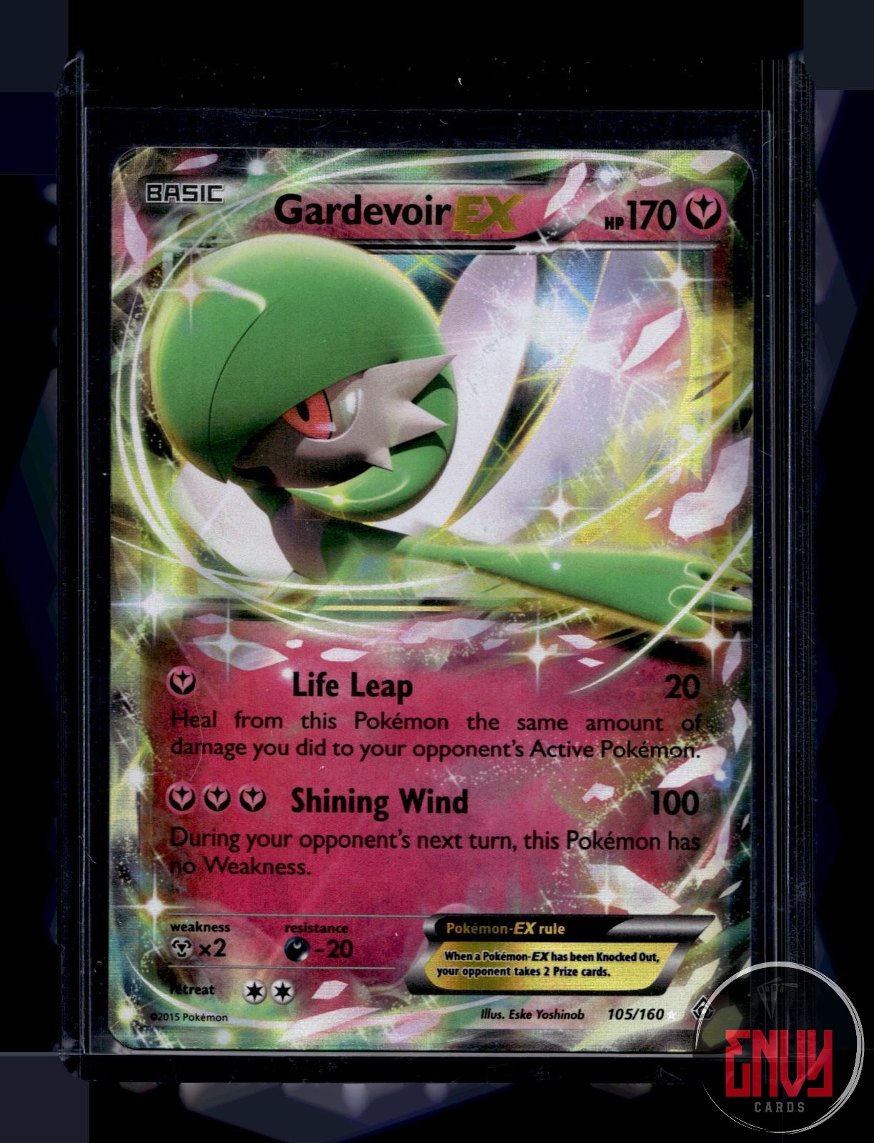 Gardevoir EX Lightly Played 105/160 EX Rare Primal Clash Pokemon