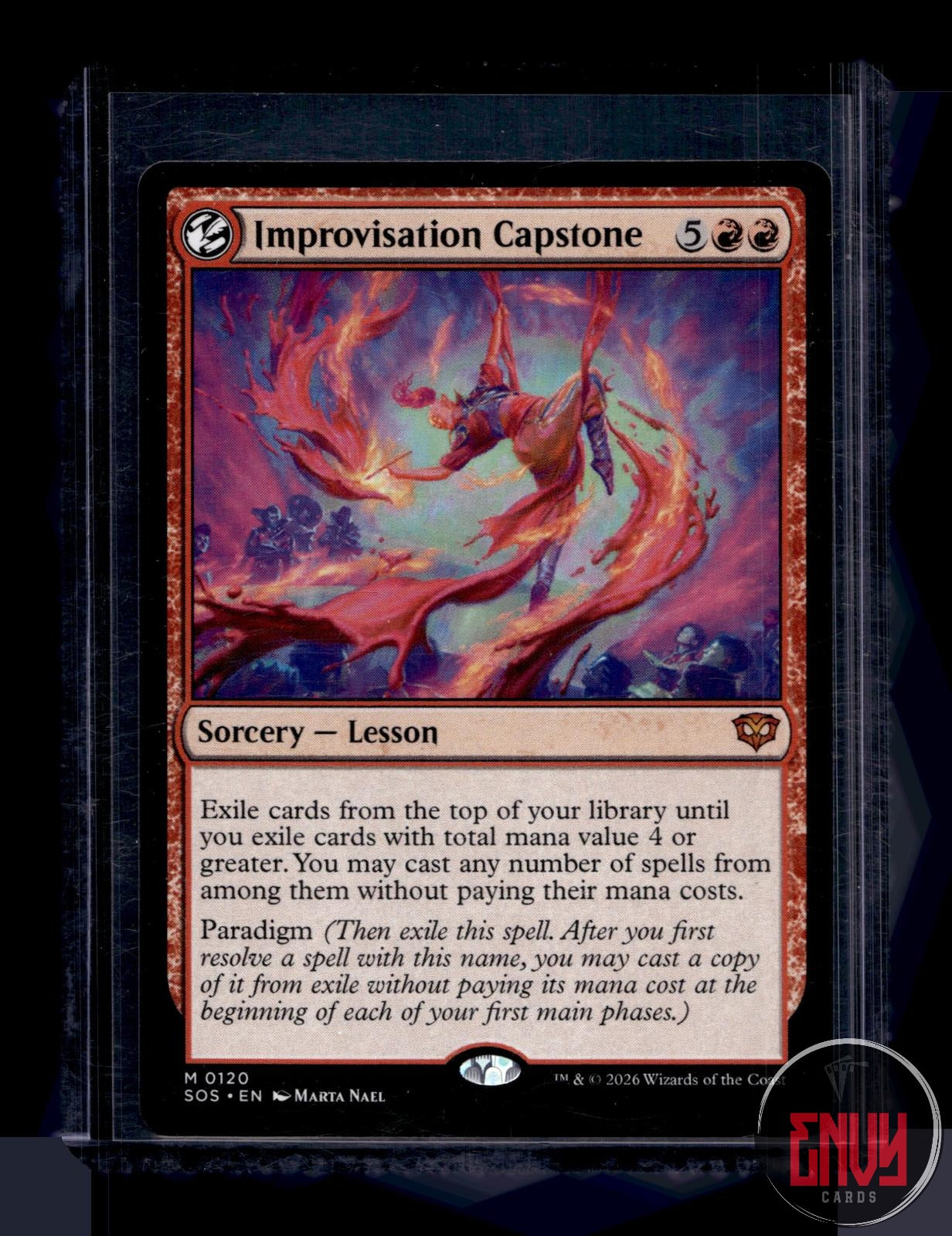 Improvisation Capstone NM 120 Mythic Secrets of Strixhaven Magic: The Gathering