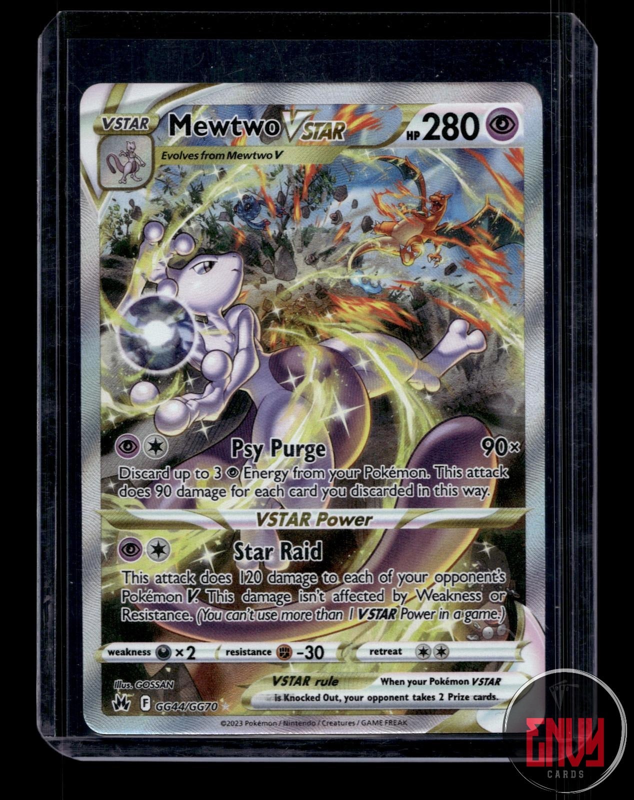 Mewtwo VSTAR NM GG44/GG70 VSTAR Rare Crown Zenith Galarian Gallery Pokemon