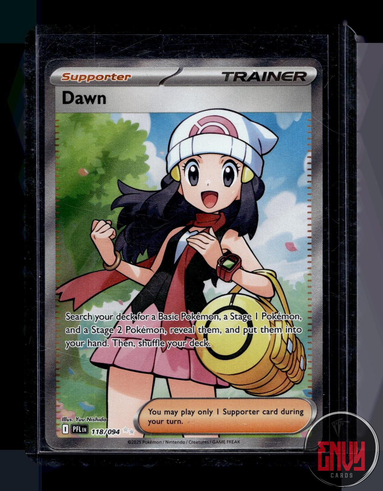 Dawn Near Mint 118/094 Ultra Rare Phantasmal Flames Pokemon
