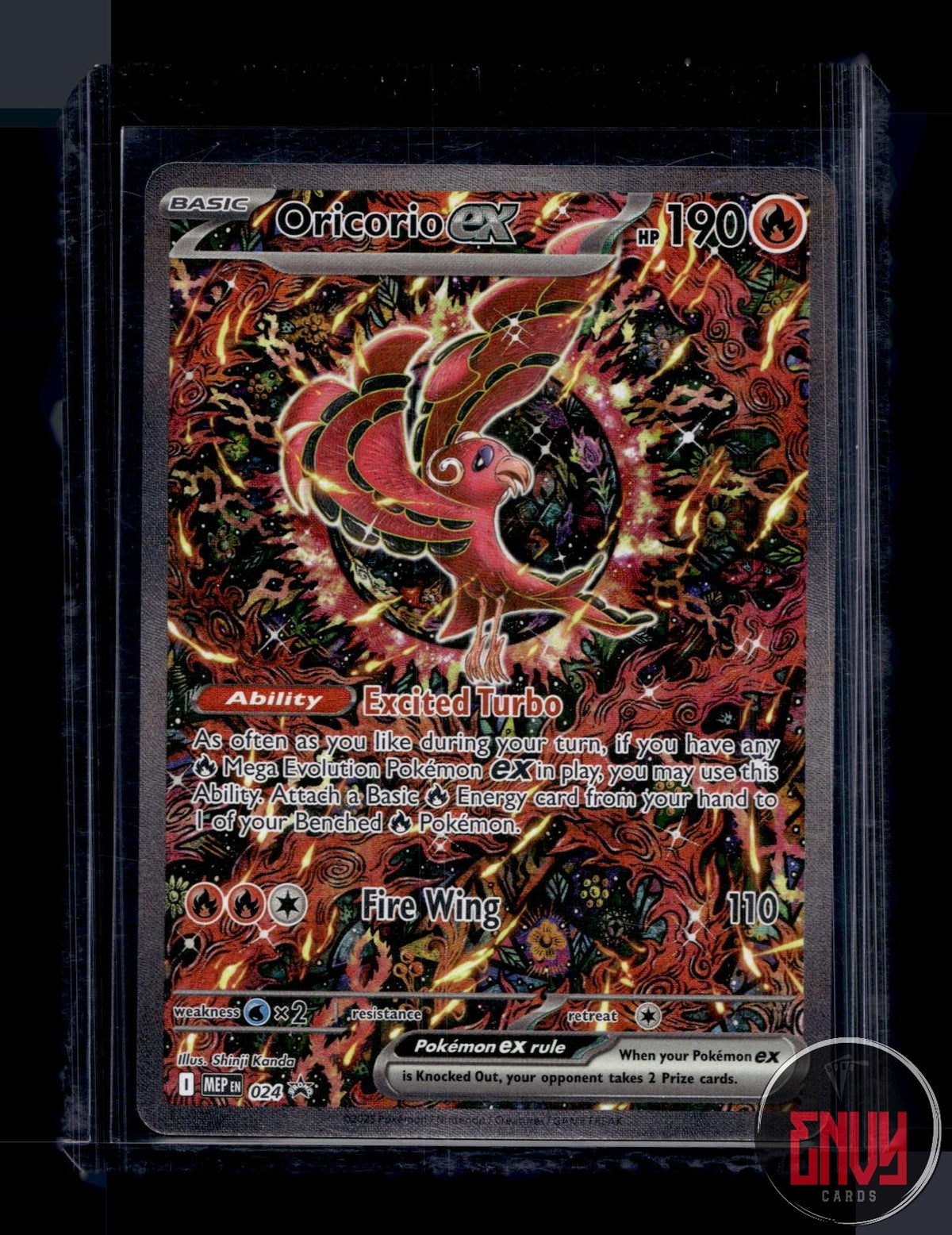 Oricorio ex NM 024 P ME: Mega Evolution Promo Pokemon Holo