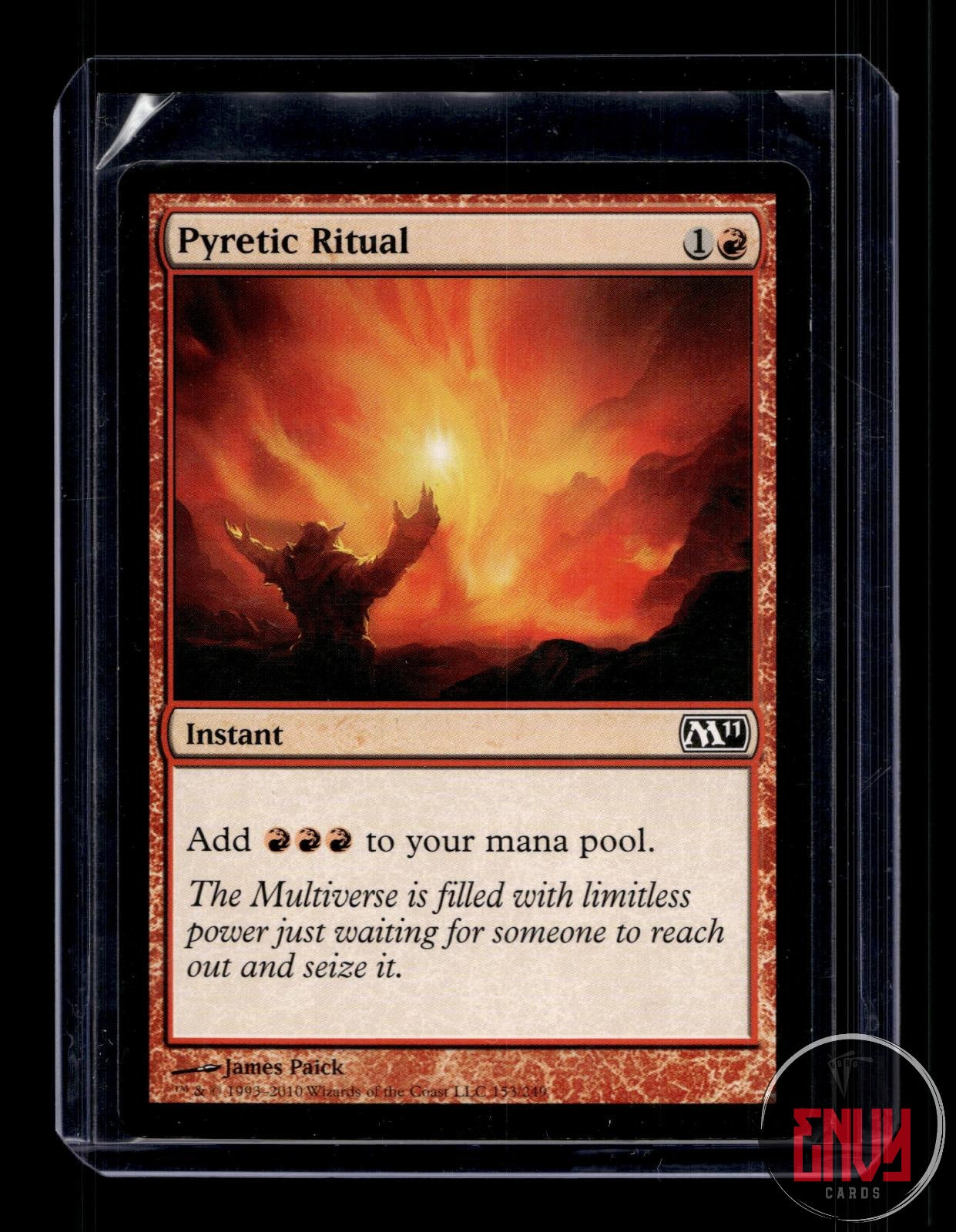 Pyretic Ritual Lightly Played 153 Common Magic 2011 (M11) Magic: The Gathering