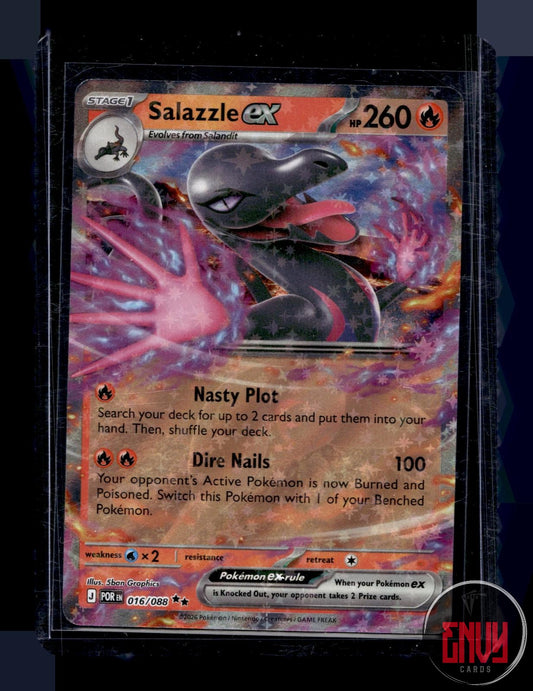 Salazzle ex Near Mint 016/088 Double Rare Perfect Order Pokemon