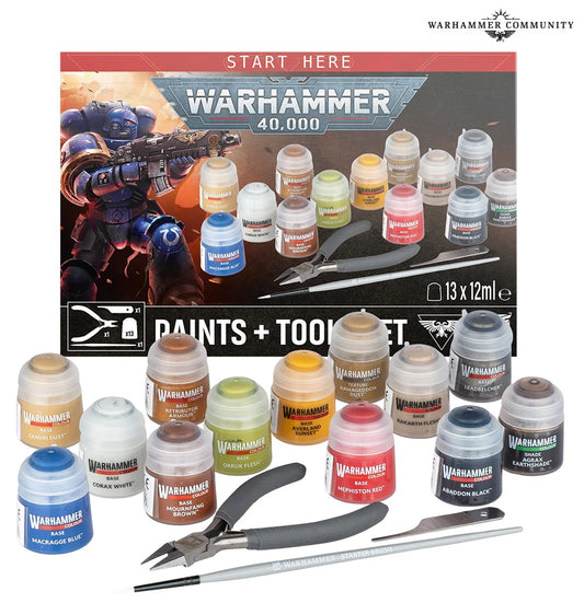 Warhammer 40,000: Paint + Tools set