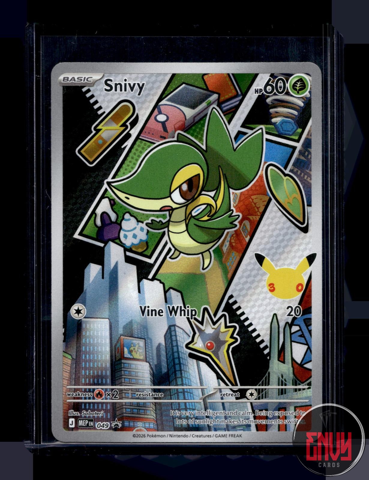 Snivy Near Mint 049 Promo ME: Mega Evolution Promo Pokemon Holo