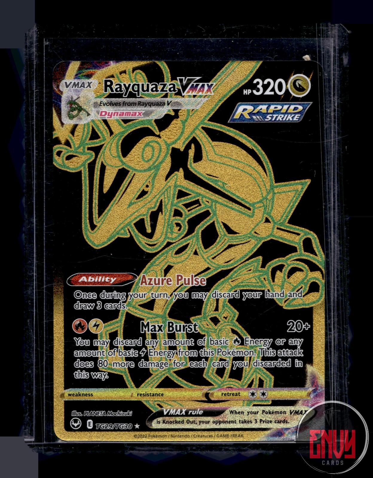 Rayquaza VMAX NM TG29/TG30 Silver Tempest Trainer Gallery Pokemon Holo