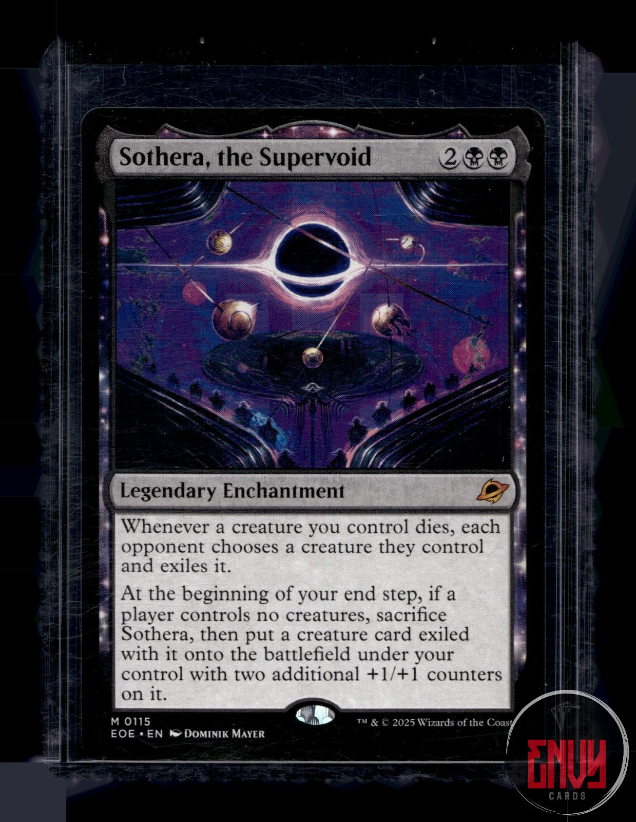 Sothera, the Supervoid NM 115 Mythic Edge of Eternities Magic: The Gathering