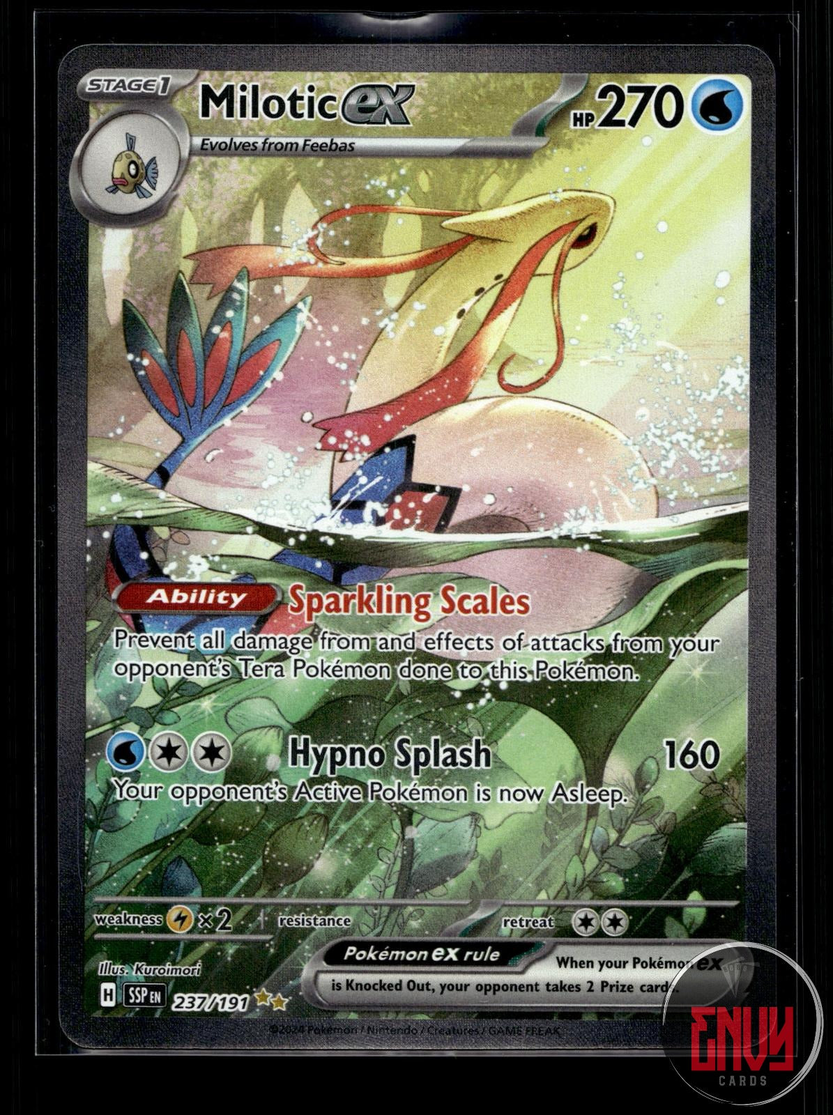 Milotic ex NM 237/191 SIR Surging Sparks Pokemon Holo