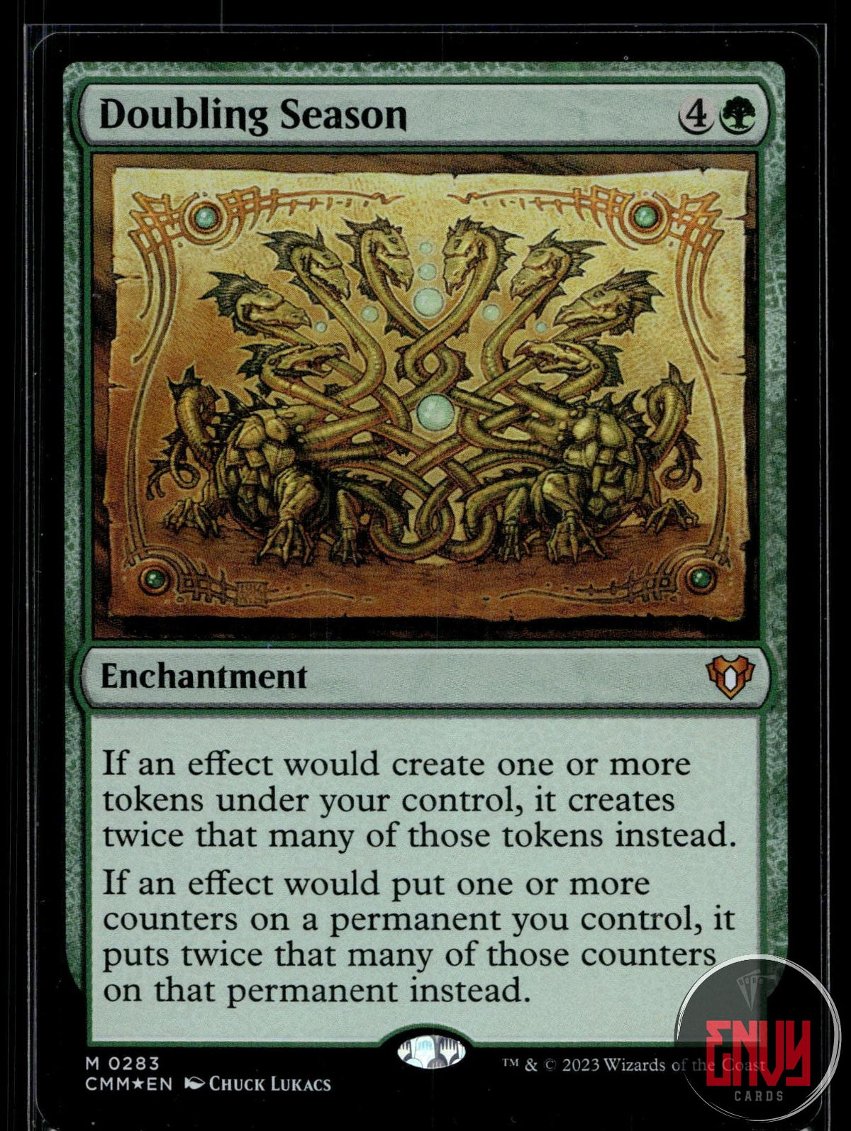 Doubling Season Near Mint 283 Mythic Commander Masters Foil