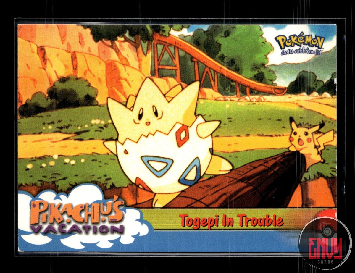 Togepi In Trouble LP #45 Topps The First Movie Trading Cards Pokemon