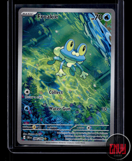 Froakie NM 088/086 IR Chaos Rising Pokemon Holo