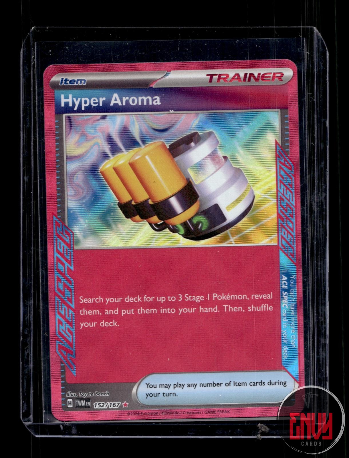 Hyper Aroma Near Mint 152/167 ACE SPEC Rare Twilight Masquerade Pokemon Holo