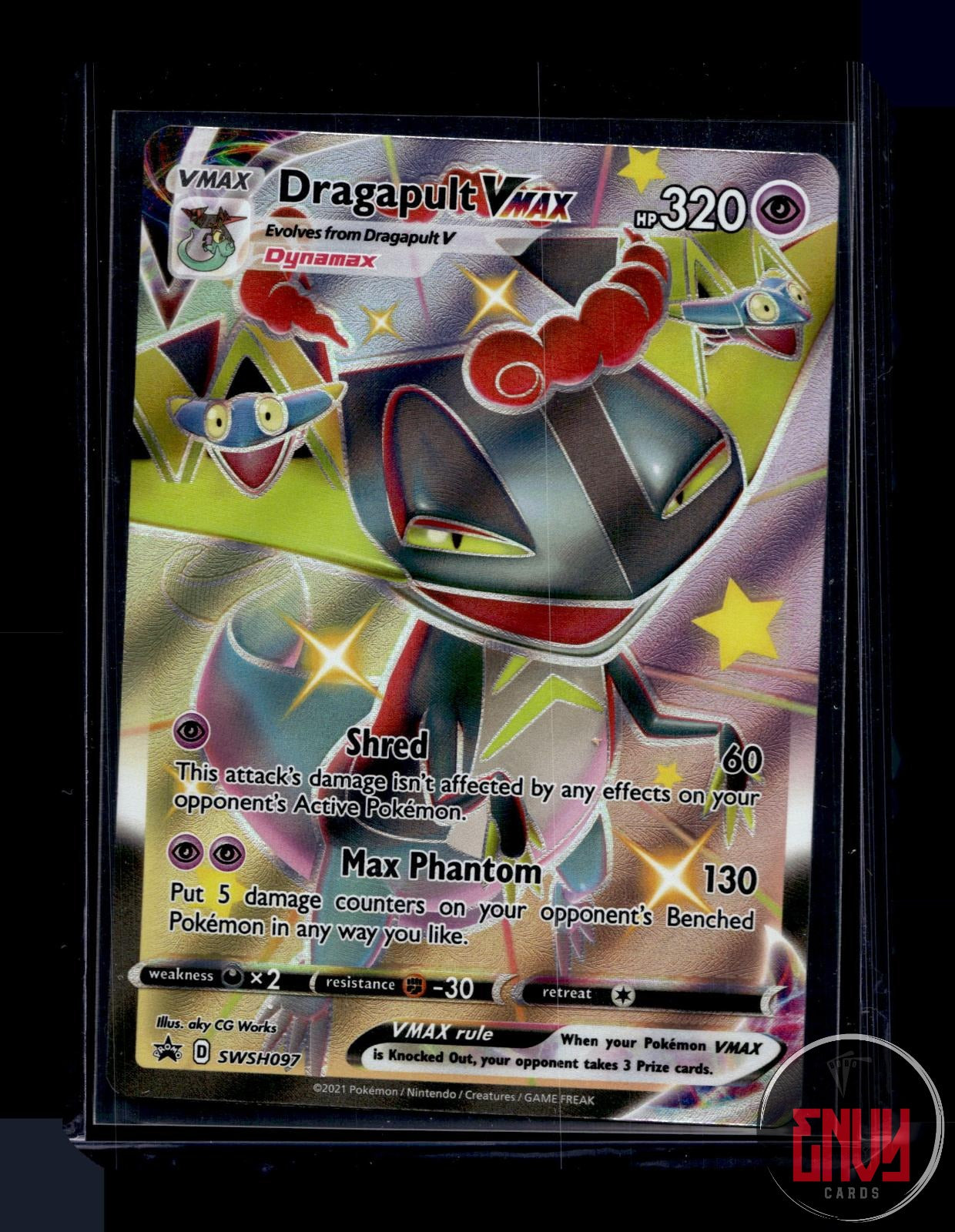 Dragapult VMAX Lightly Played SWSH097 Promo Sword & Shield Promo Pokemon