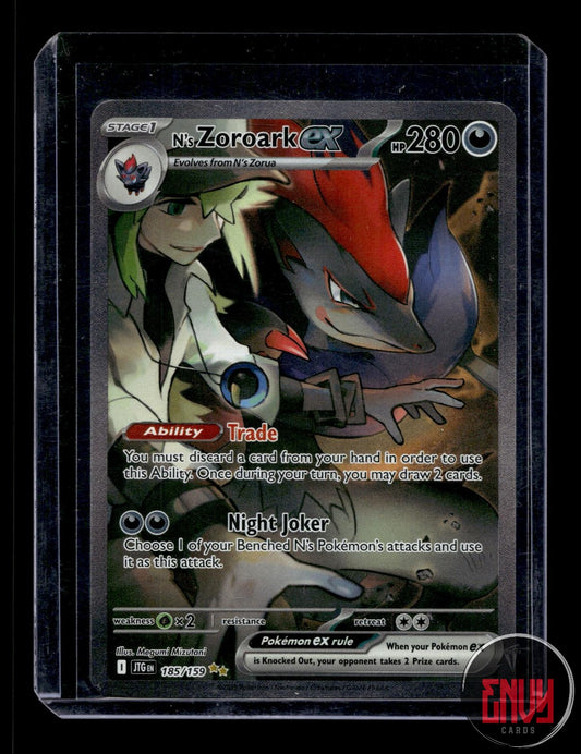 N's Zoroark ex NM 185/159 Special Illustration Rare Journey Together Pokemon