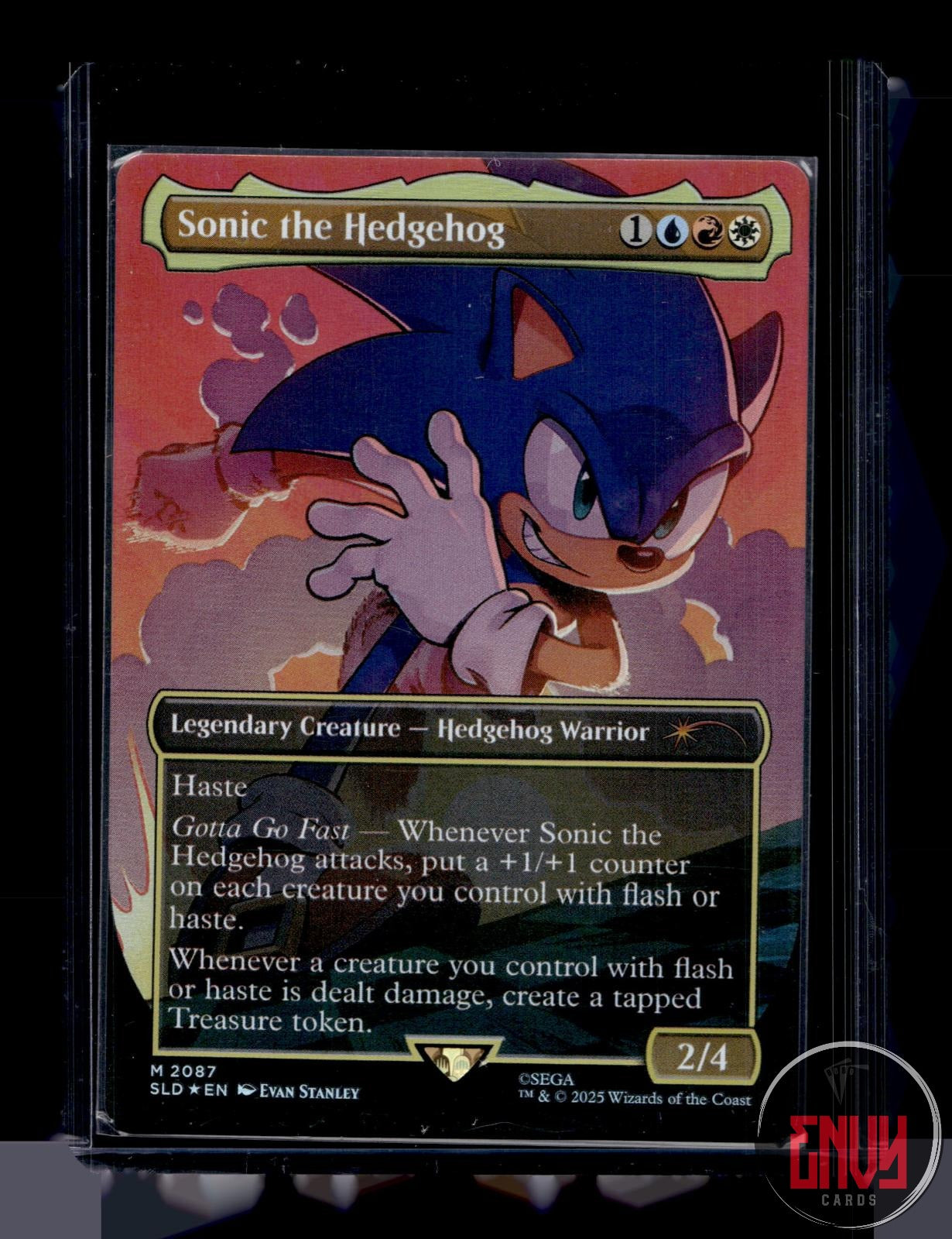 Sonic the Hedgehog (Rainbow Foil) LP 2087 Secret Lair Drop Series 
