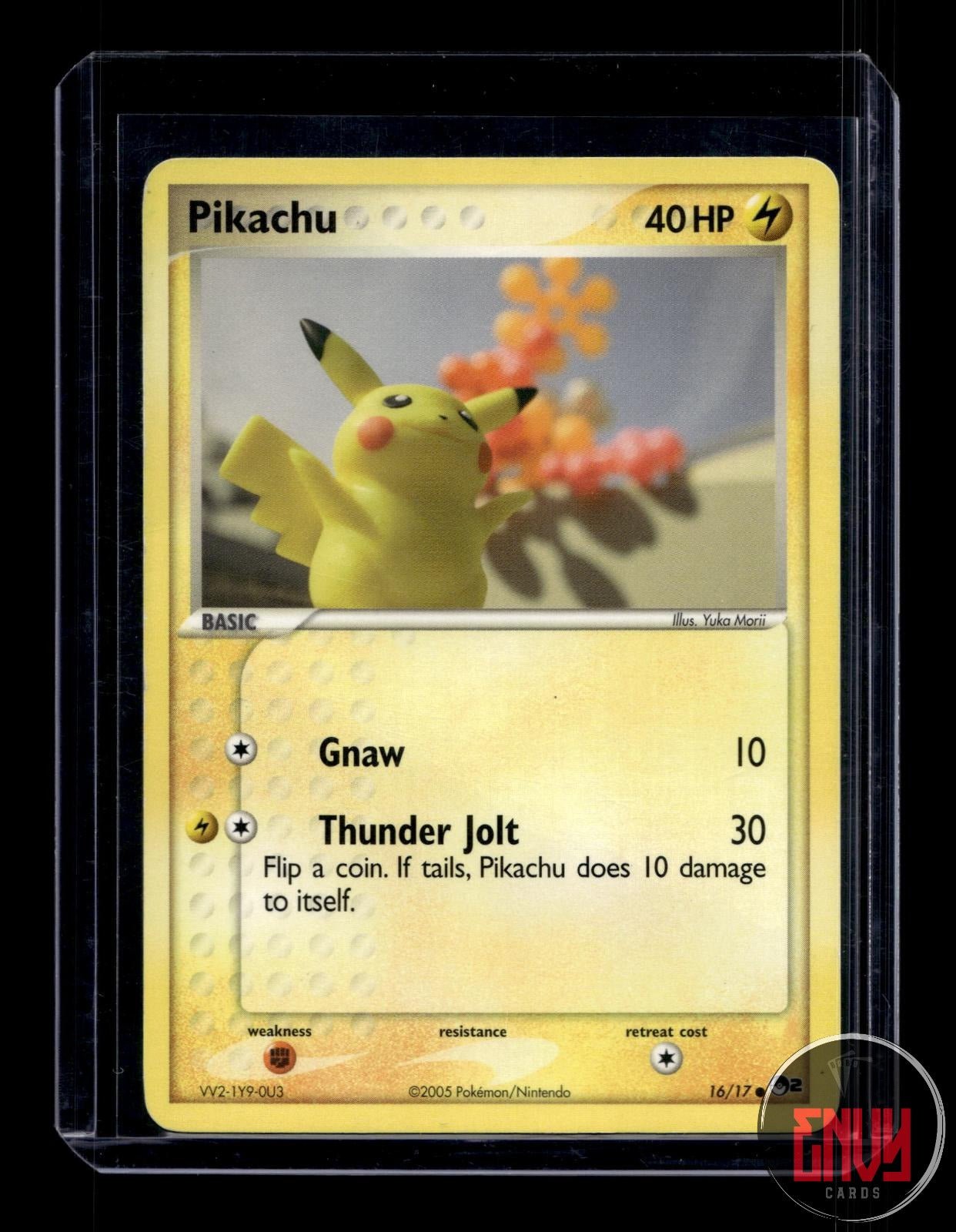 Pikachu Moderately Played 16/17 Common POP Series 2 Pokemon