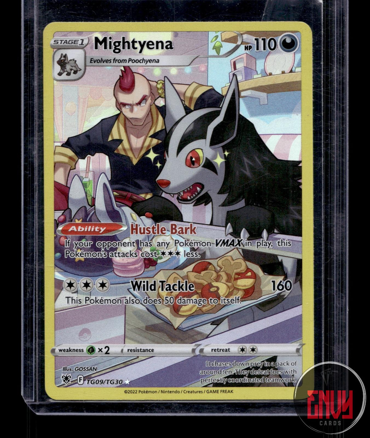 Mightyena NM TG09/TG30 TG Astral Radiance Trainer Gallery Pokemon Holo
