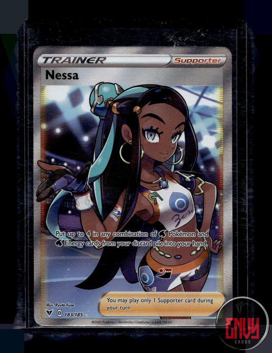Nessa Near Mint 183/185 Ultra Rare Vivid Voltage Pokemon Near Mint