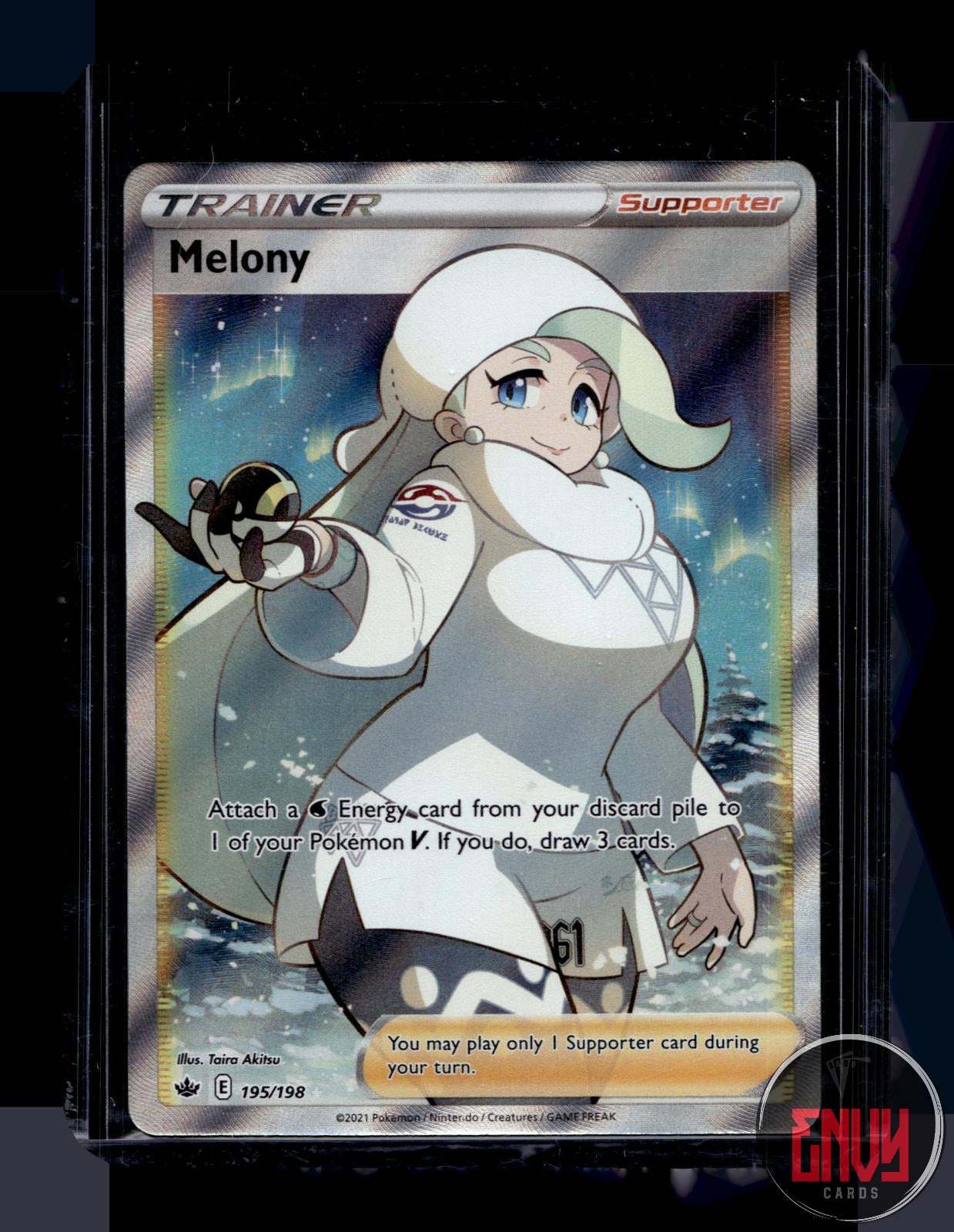 Melony Near Mint 195/198 Ultra Rare Chilling Reign Pokemon Holo
