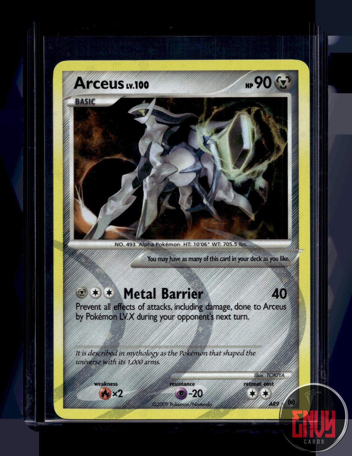 Arceus (AR9) Heavily Played AR9 Holo Rare Arceus Pokemon