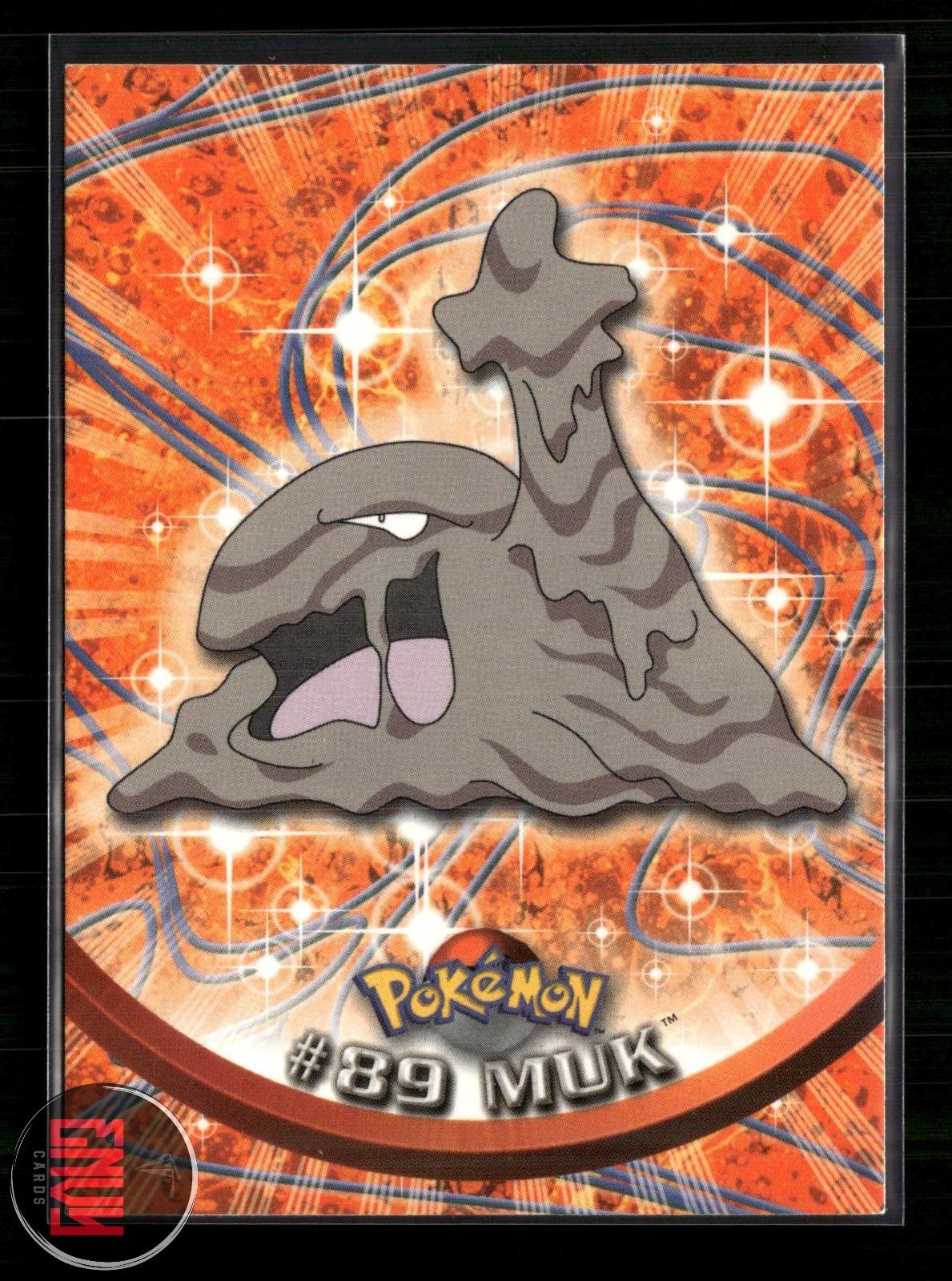 Muk LP #89 Topps Trading Cards Series 2 Pokemon