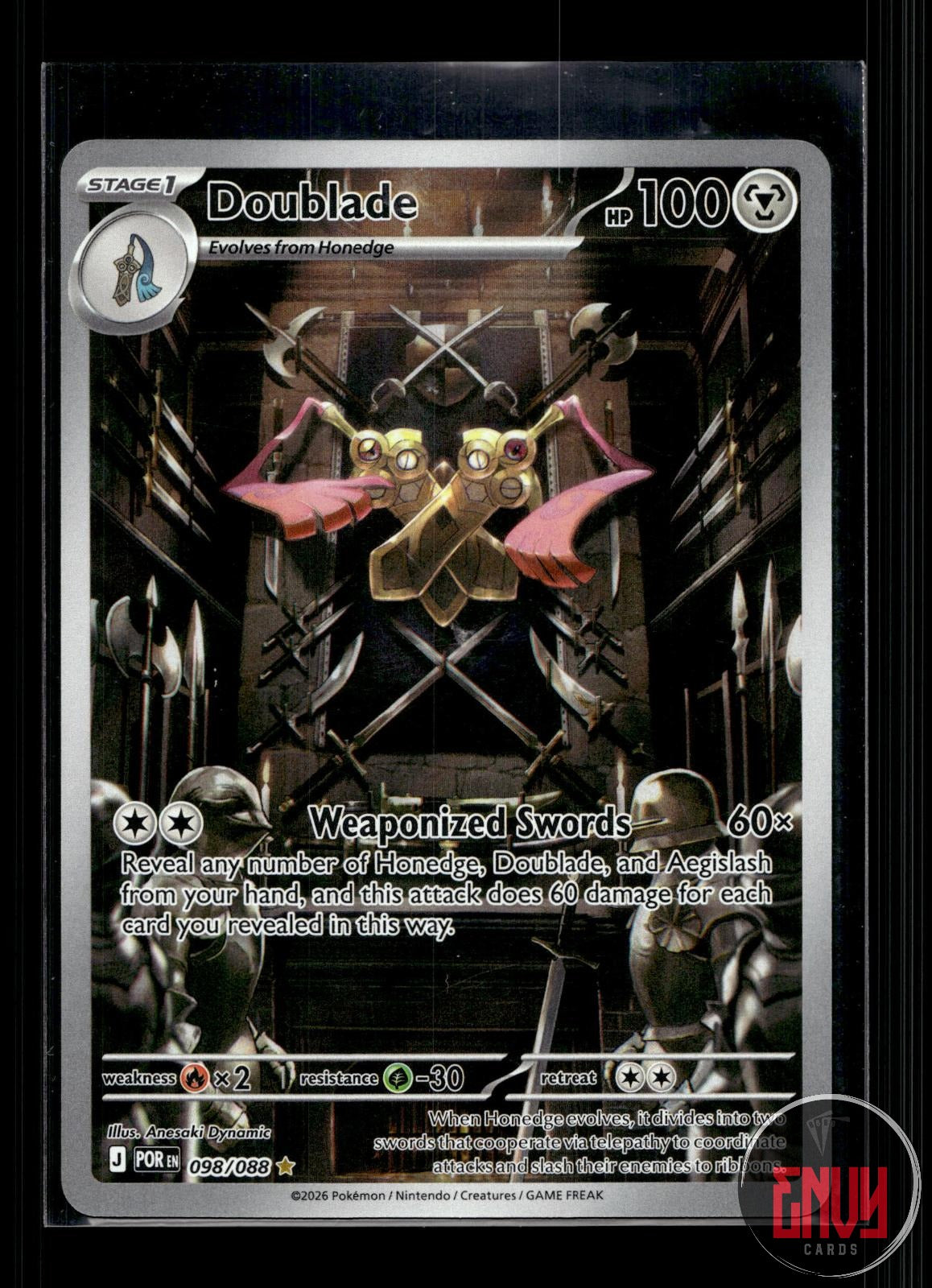 Doublade NM 098/088 IR Perfect Order Pokemon Holo