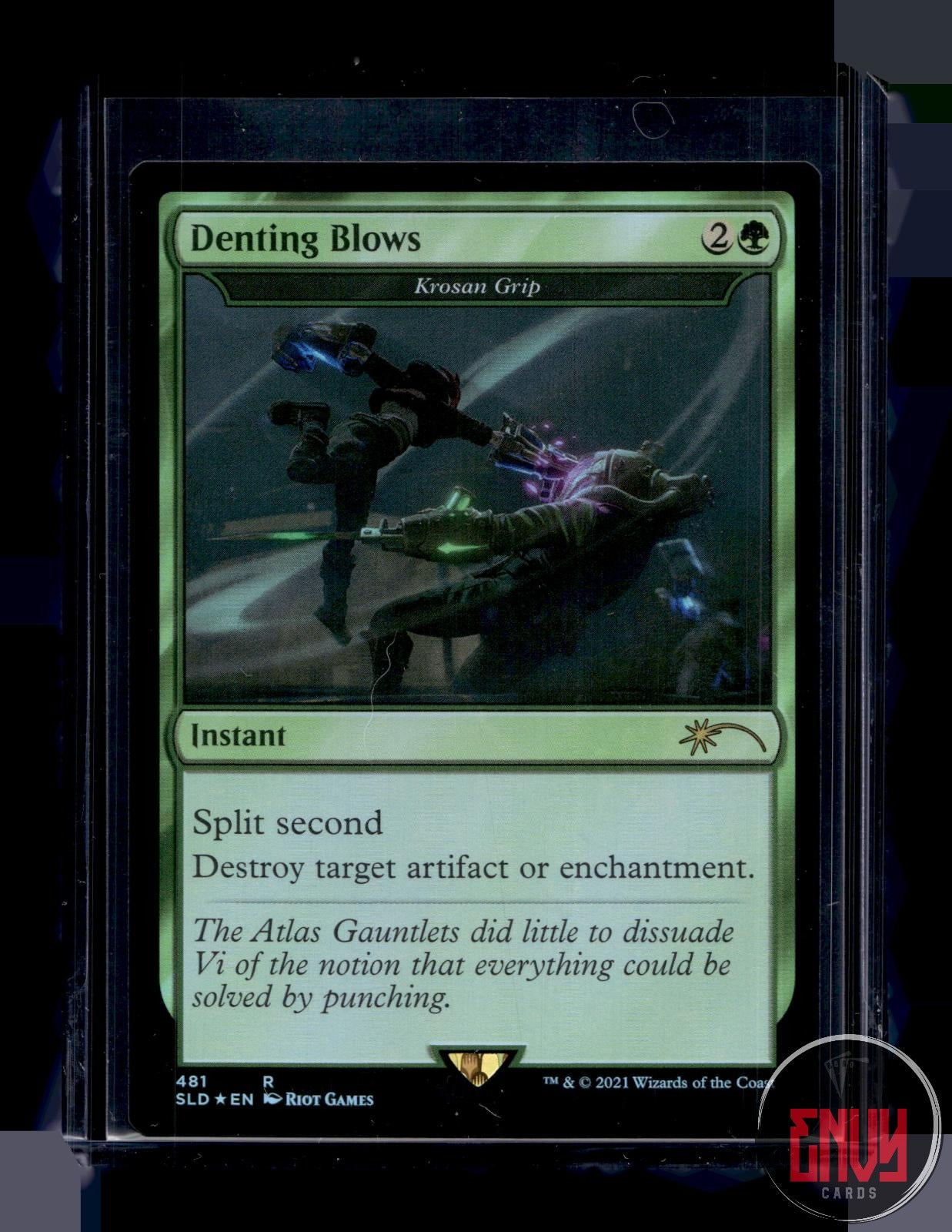 Denting Blows - Krosan Grip NM 481 SLD Series Magic: The Gathering Foil