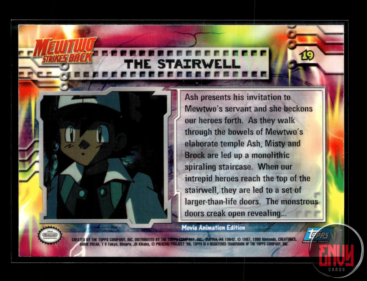 The Stairwell LP #19 Topps The First Movie Trading Cards Pokemon FOIL