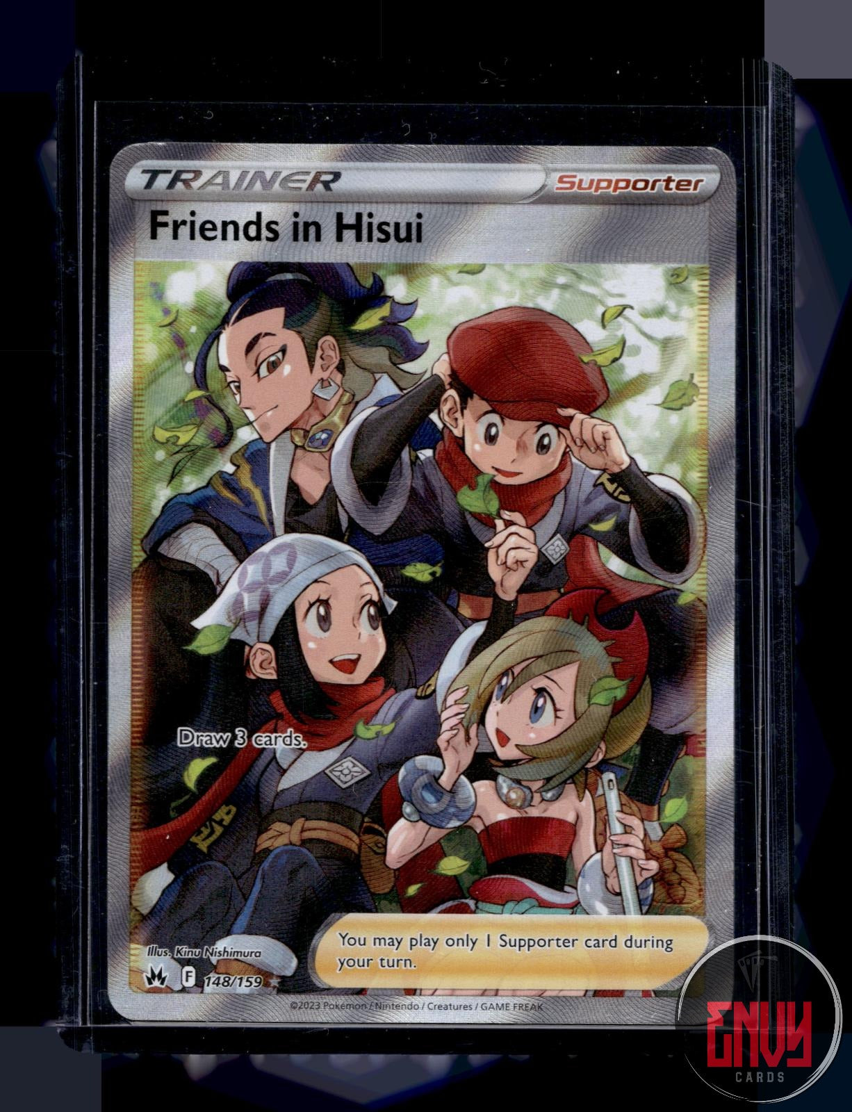 Friends in Hisui Near Mint 148/159 Ultra Rare Crown Zenith Pokemon