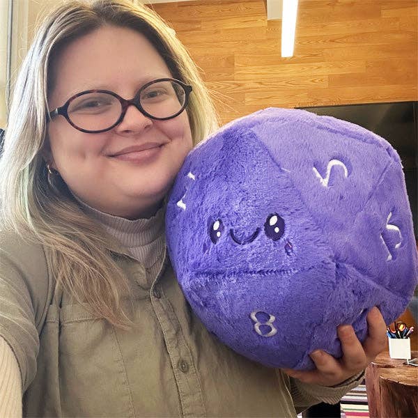Squishable - Squishable - Purple D20 Dice Plush