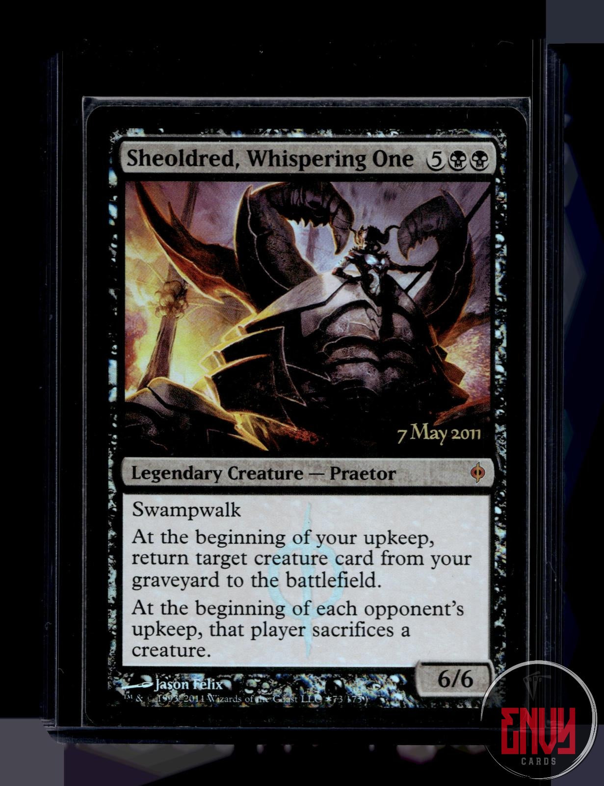 Sheoldred, Whispering One NM 73 Promo Prerelease Cards Magic: The Gathering Foil
