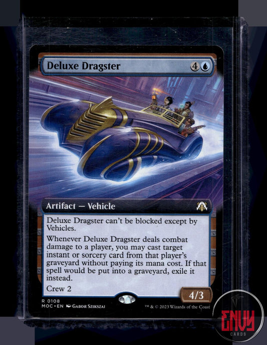 Deluxe Dragster (Extended Art) NM 108 Commander: MOM Magic: The Gathering