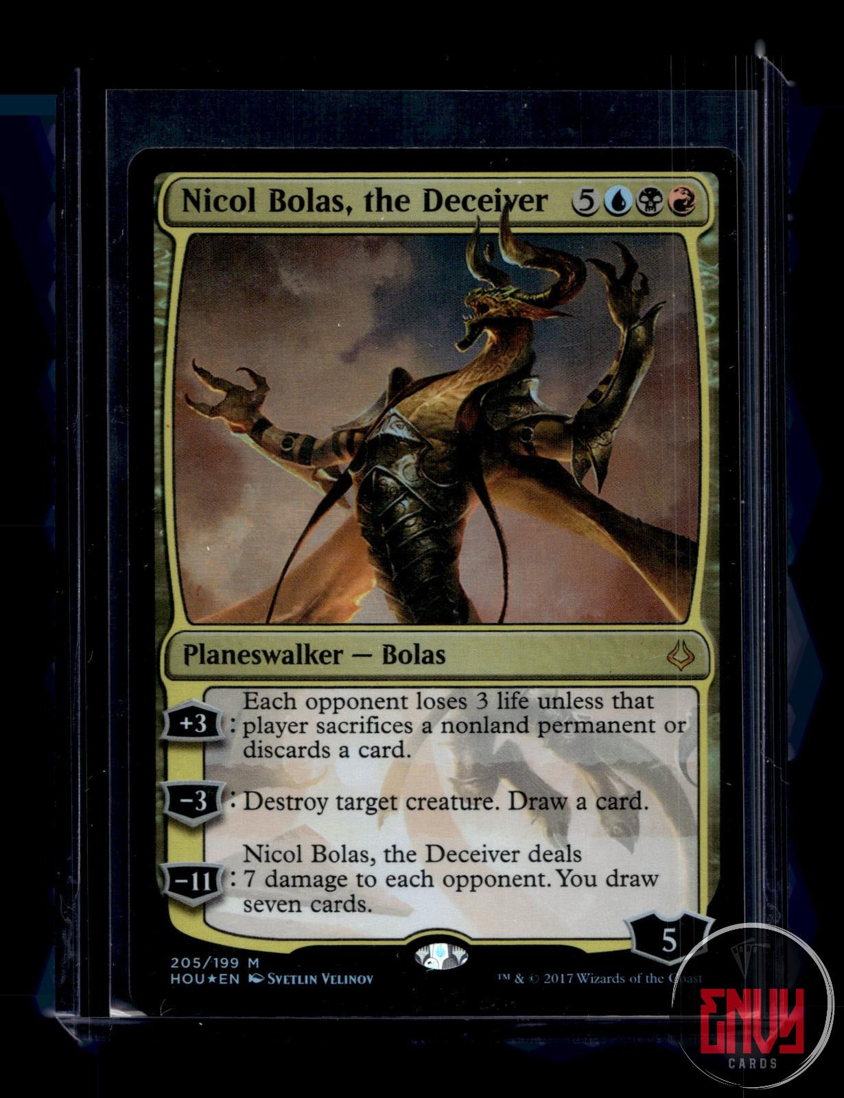 Nicol Bolas, the Deceiver NM 205 Hour of Devastation Magic: The Gathering Foil
