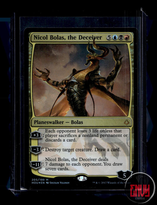 Nicol Bolas, the Deceiver NM 205 Hour of Devastation Magic: The Gathering Foil
