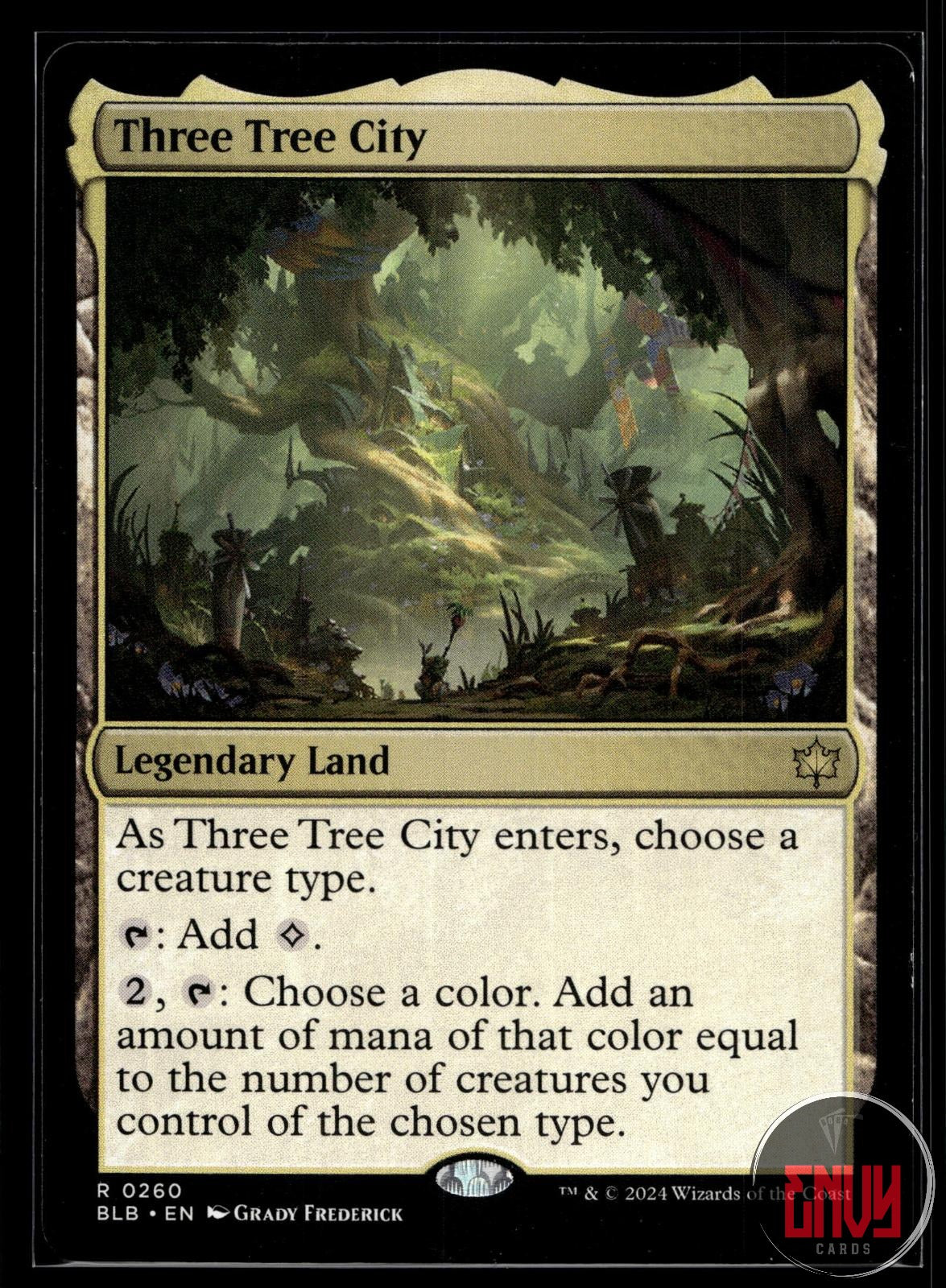 Three Tree City Near Mint 260 Rare Bloomburrow