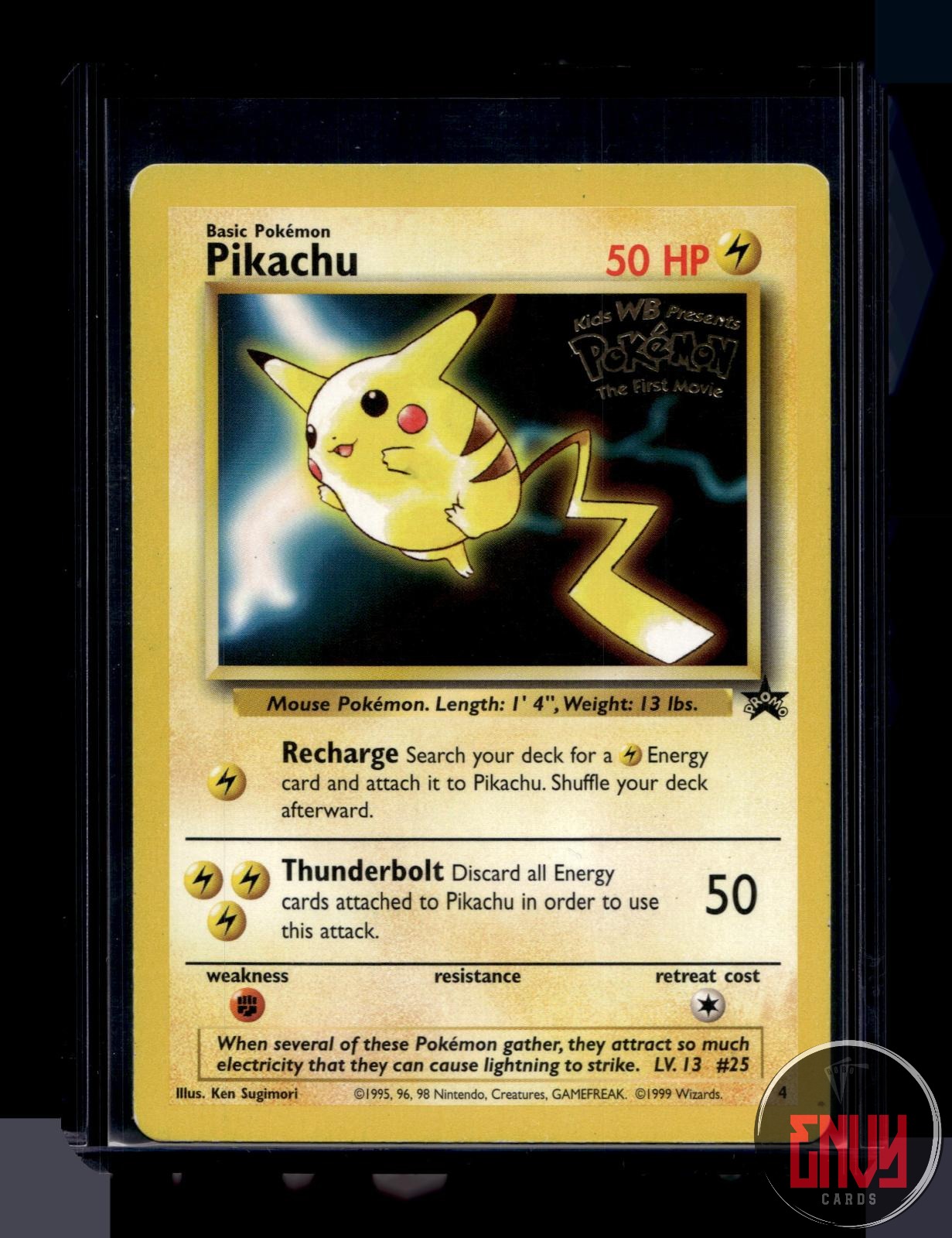 Pikachu Heavily Played 4 Promo Wizards Black Star Promos Pokemon