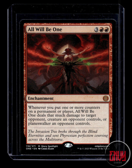 All Will Be One Lightly Played 118 Mythic Prerelease Cards