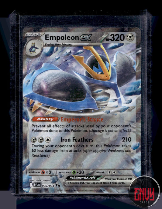 Empoleon ex Near Mint 070/094 Double Rare Phantasmal Flames Pokemon