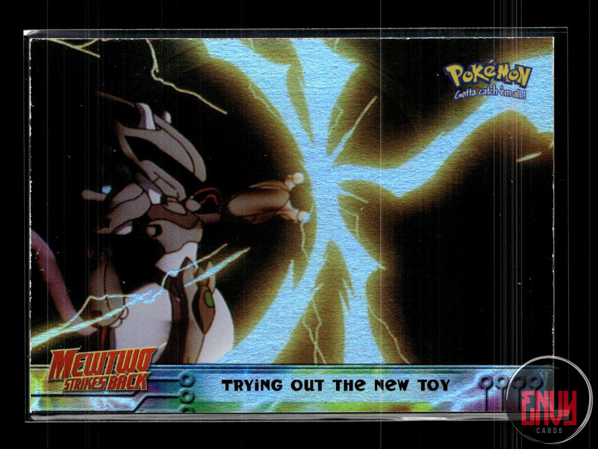 Trying Out The New Toy LP #7 Topps The First Movie Trading Cards Pokemon FOIL
