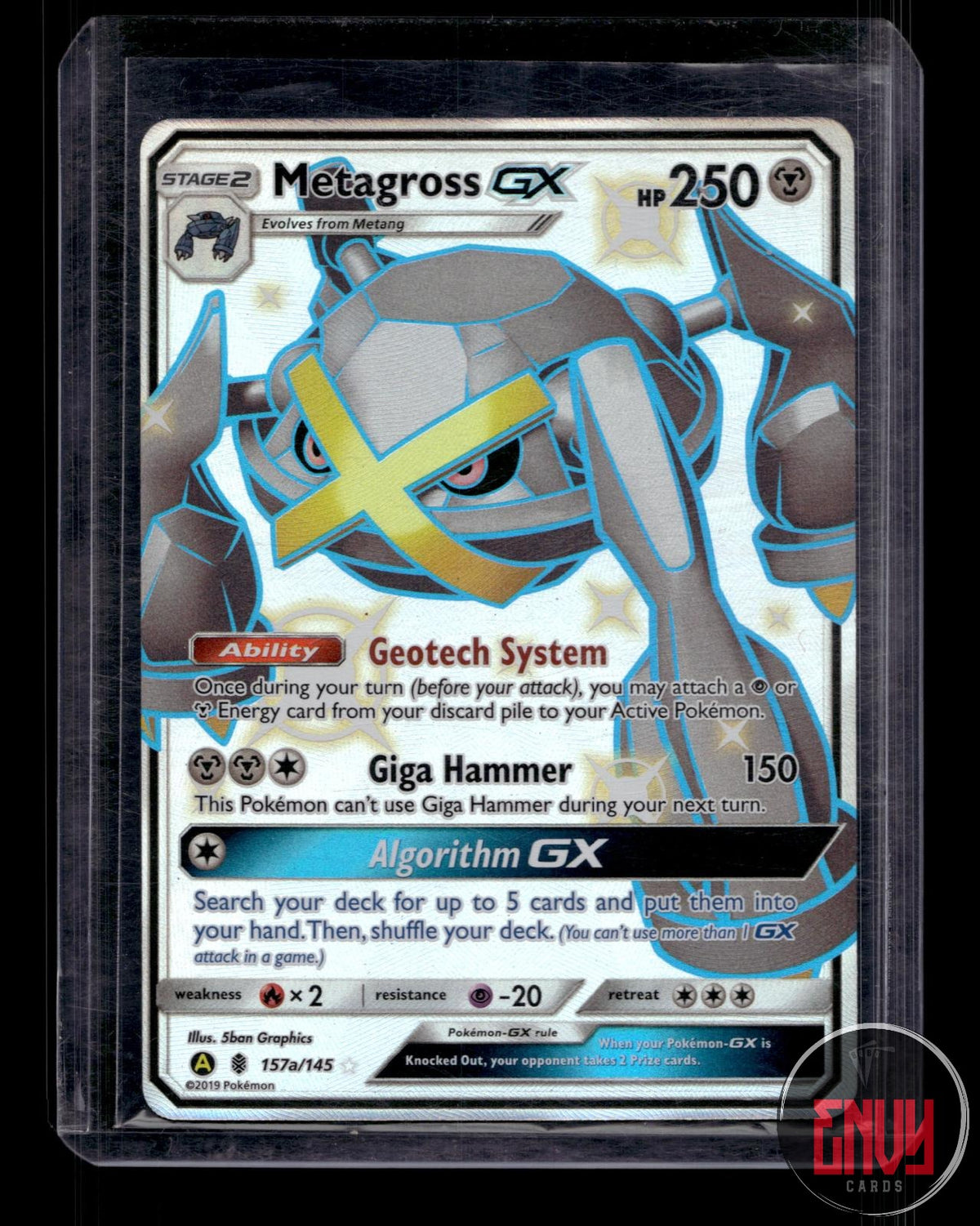 Metagross GX NM 157A/145 P Alternate Art Promos Pokemon Holo