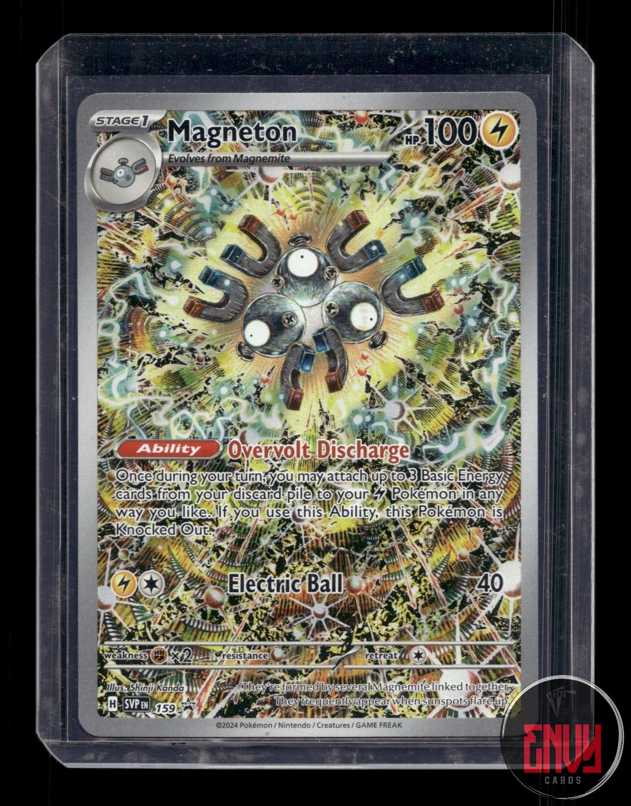 Magneton Near Mint 159 Promo Scarlet & Violet Promo Pokemon Holo