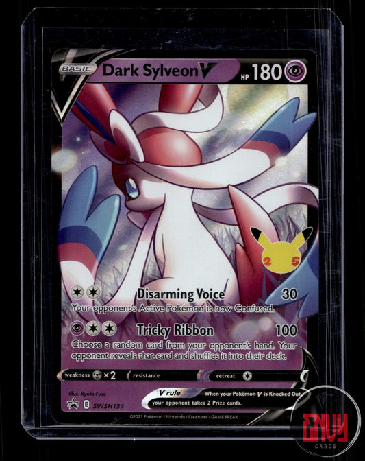Dark Sylveon V Near Mint SWSH134 Promo Sword & Shield Promo Pokemon Holo