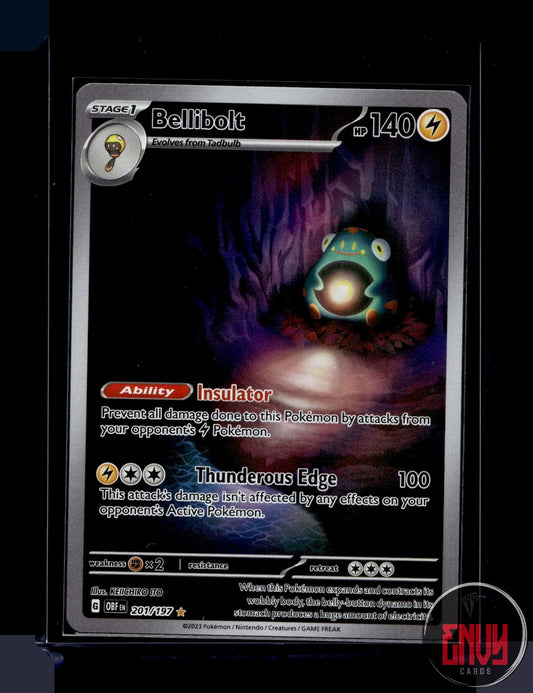 Bellibolt Near Mint 201/197 Illustration Rare Obsidian Flames Pokemon
