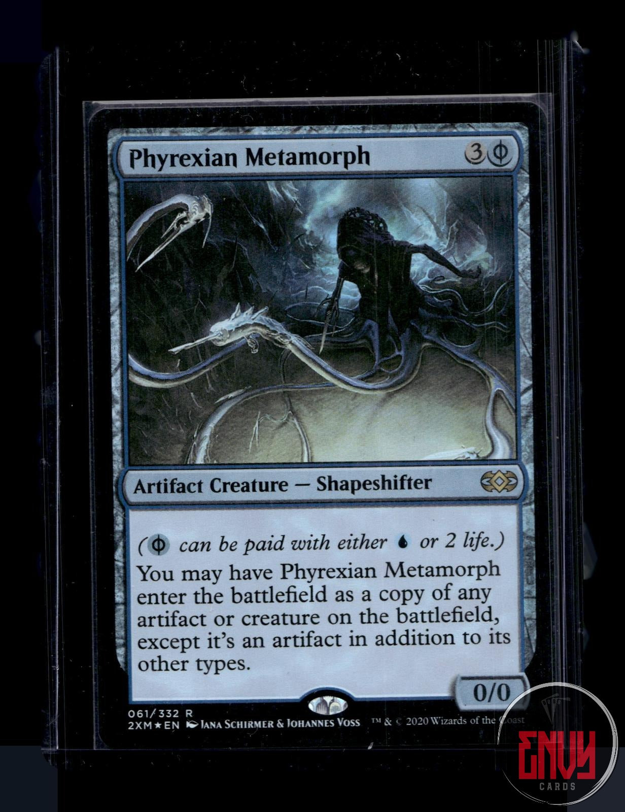 Phyrexian Metamorph Near Mint 61 Rare Double Masters Magic: The Gathering Foil