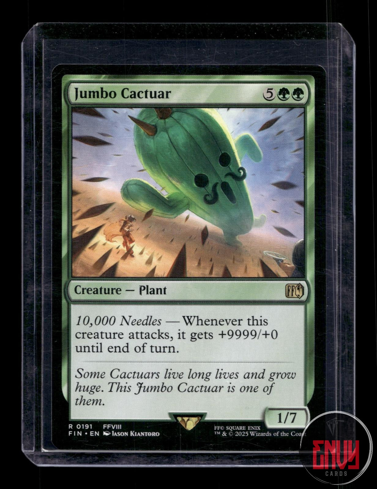 Jumbo Cactuar Lightly Played 191 Rare FINAL FANTASY