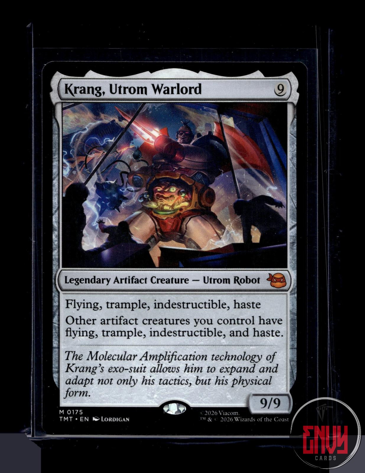 Krang, Utrom Warlord Lightly Played 0175 Mythic Teenage Mutant Ninja Turtles